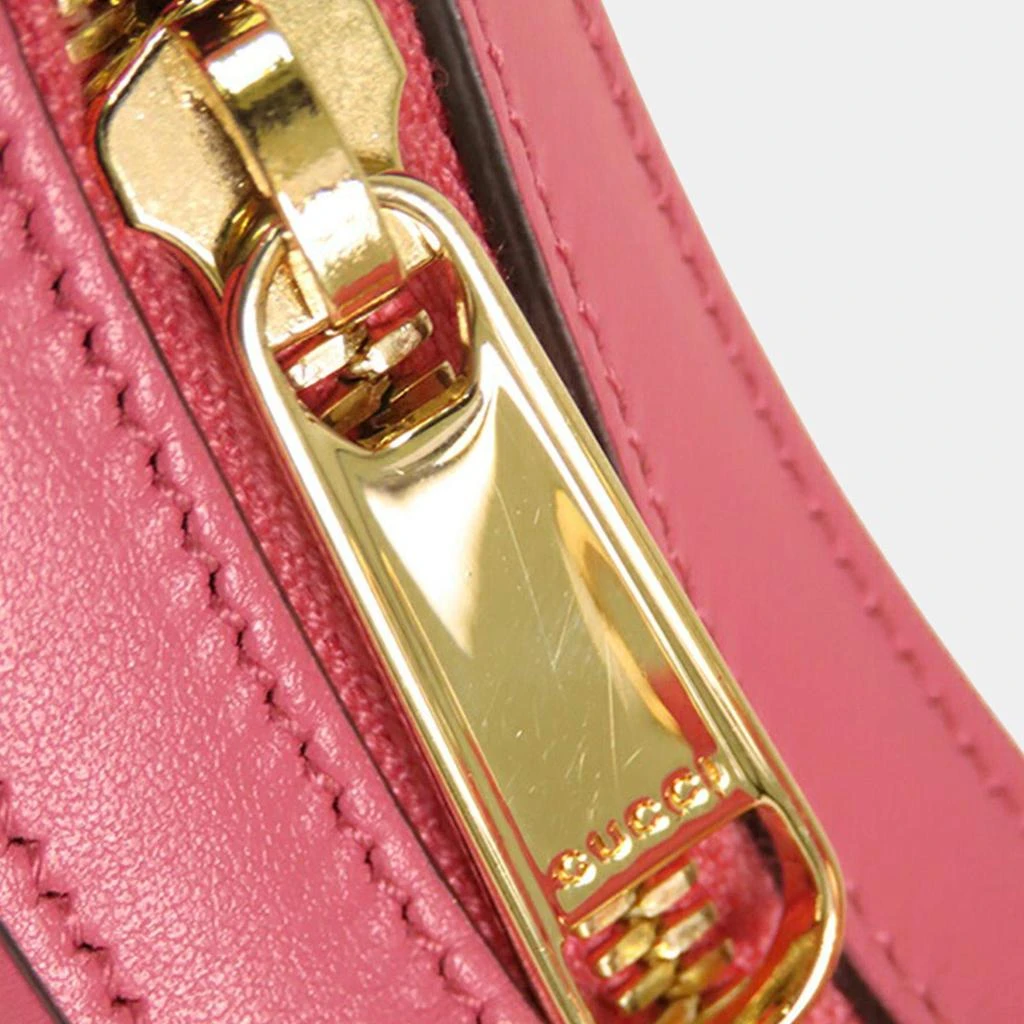 Gucci Gucci Pink Leather GG Marmont Satchel Bag 9