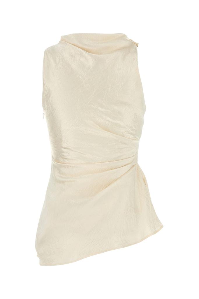 Alexander McQueen Cream satin top