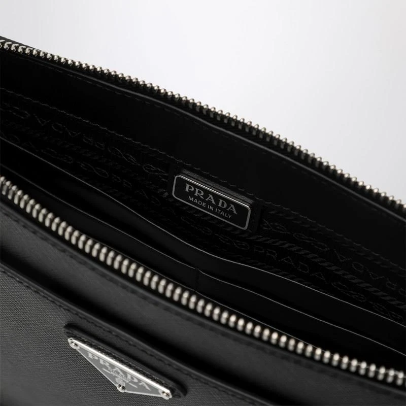 Prada Black Saffiano leather pouch 4