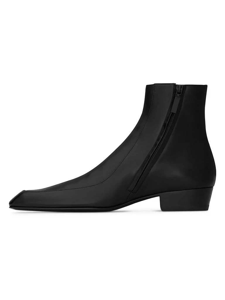 Yves Saint Laurent Augustin Boots in Smooth Leather 3