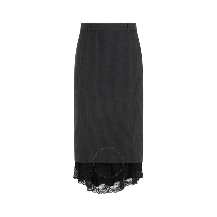 スカート BALENCIAGA WHITE STRETCH BOUCLE SKIRT Balenciaga White stretch bouclè skirt - Dresses & Skirts