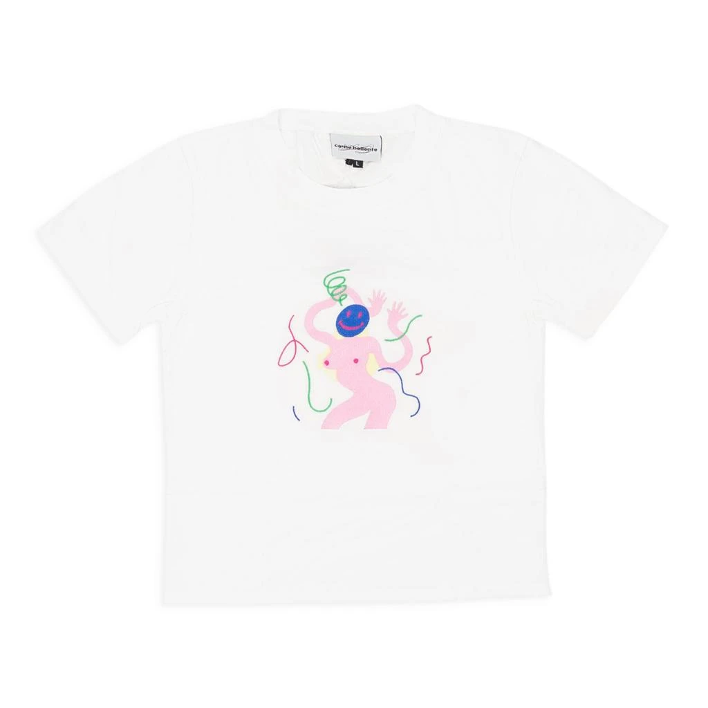 Carne Bollente W'S PUMPIN' IRENE WHITE T-SHIRT 1