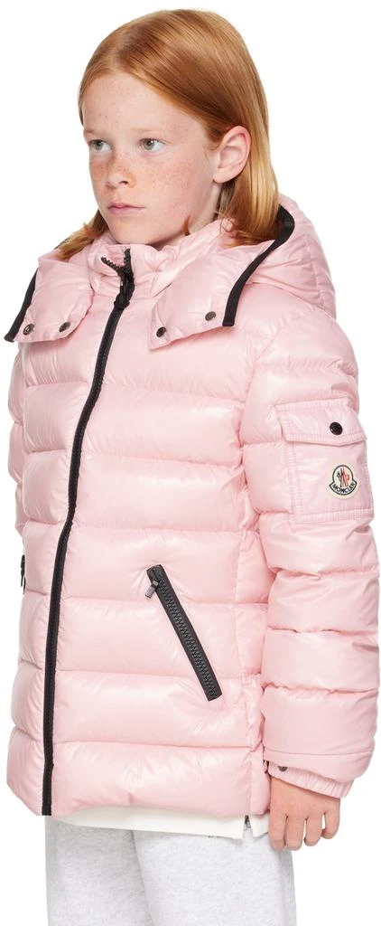 Moncler Kids Pink Bady Down Jacket 4