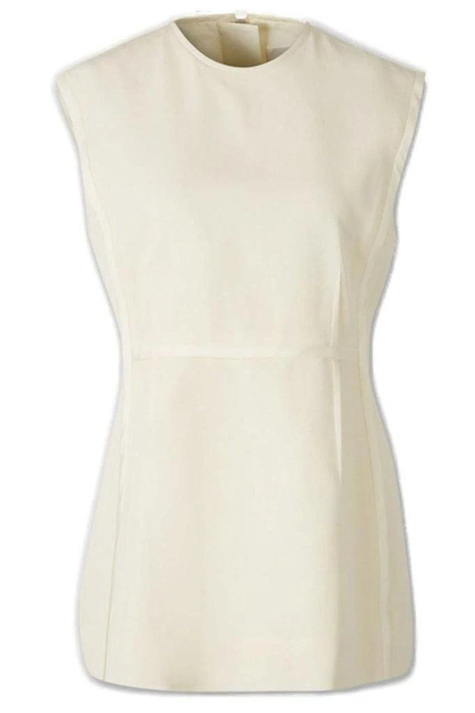 Jil Sander Jil Sander Sleeveless Crewneck Top from Cettire
