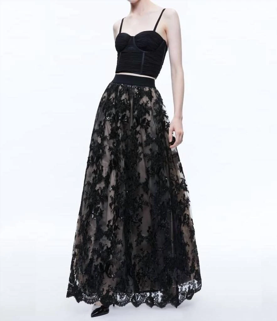 Alice + Olivia Alice + Olivia - Tina Gown Maxi Skirt