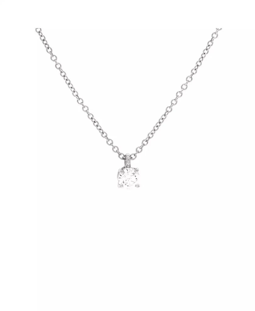 Pre-Owned Tiffany 
Co Solitaire Pendant Necklace