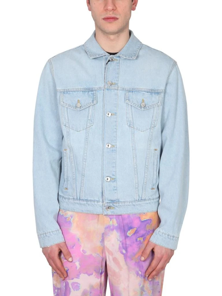 MSGM MSGM Logo Patch Denim Jacket 1