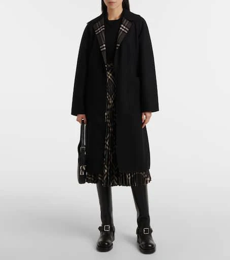 Burberry Wool wrap coat 2
