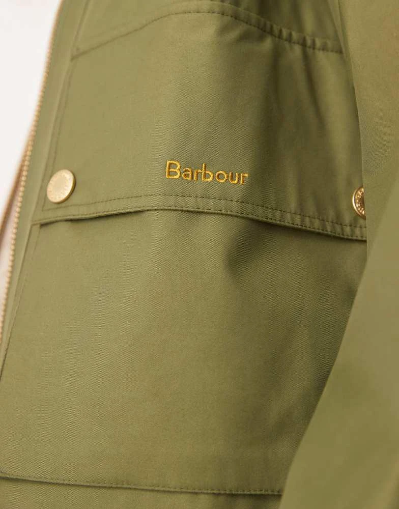 Barbour Barbour Nora Casual  Jacket in dark moss/light sand/dark moss 3