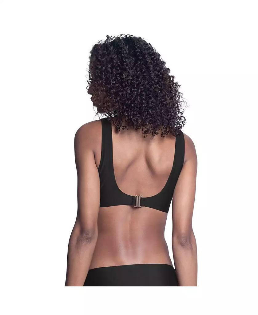G-III 4Her by Carl Banks Women's Black San Francisco 49ers Brief Game Bikini Top