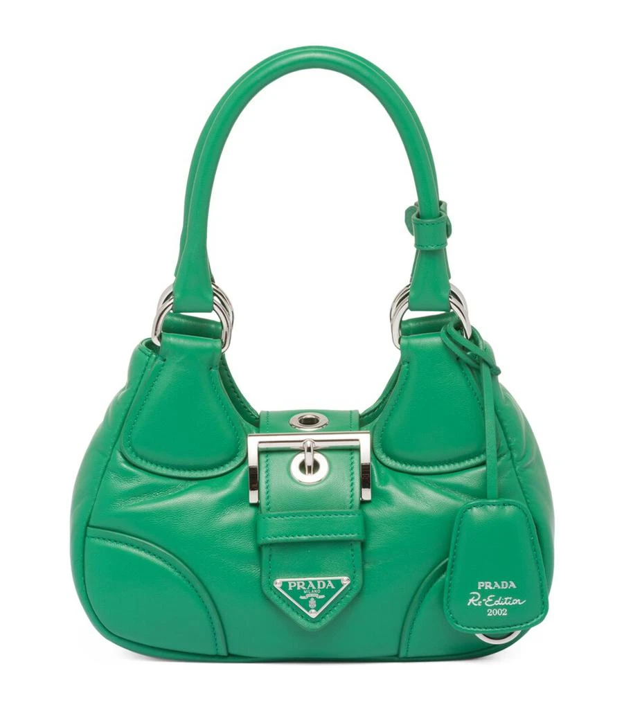 Prada Padded Lambskin Moon Shoulder Bag 1