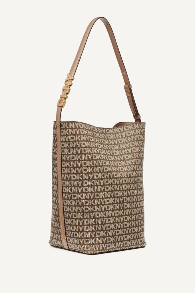 DKNY AVRIL LOGO BUCKET BAG