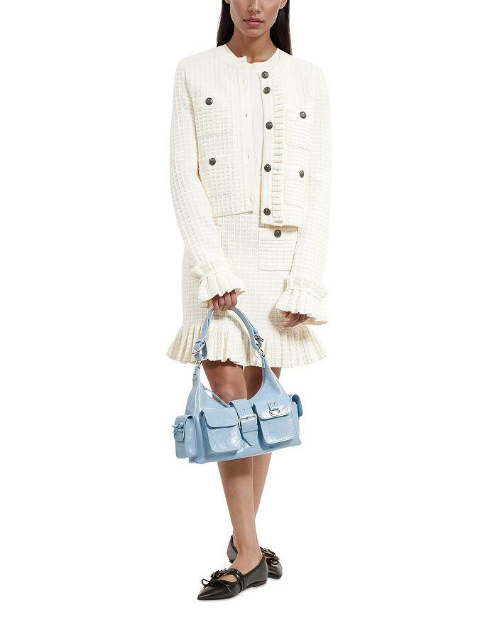 The Kooples Textured Ruffle Cuff Cardigan 4