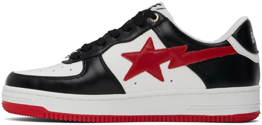 Bape Black & Red Sta #3 Sneakers 3