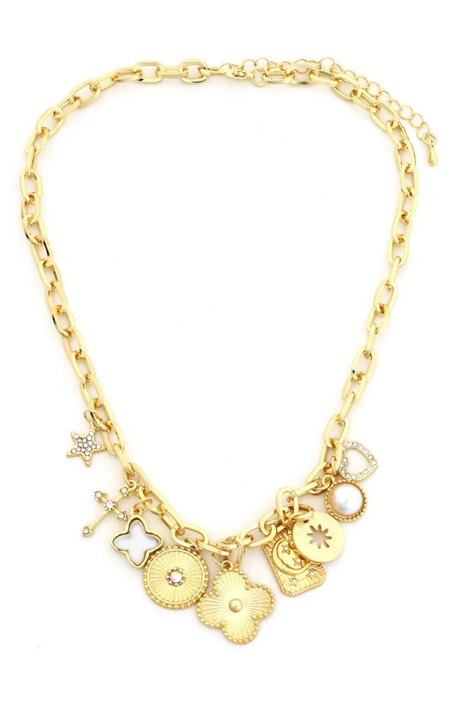 Panacea Clover Charm Necklace