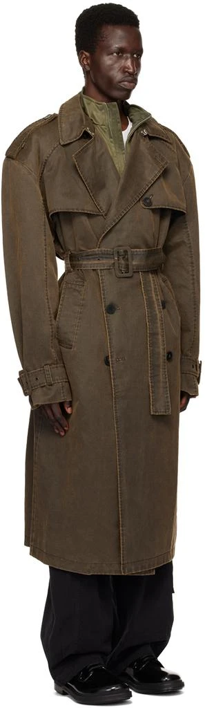 Han Kjobenhavn Brown Oversized Coated Trench Coat 2