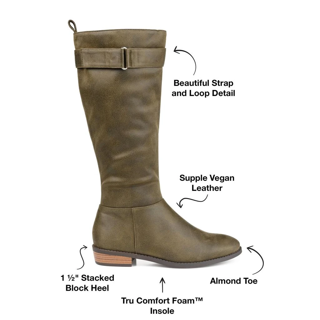 Journee Collection Collection Women's Tru Comfort Foam Wide Calf Lelanni Boot 5