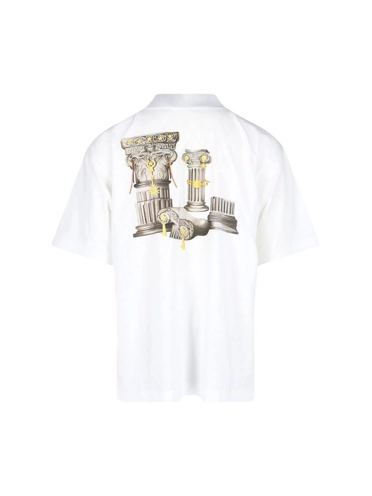 VERSACE Versace The Column Print T-Shirt 2