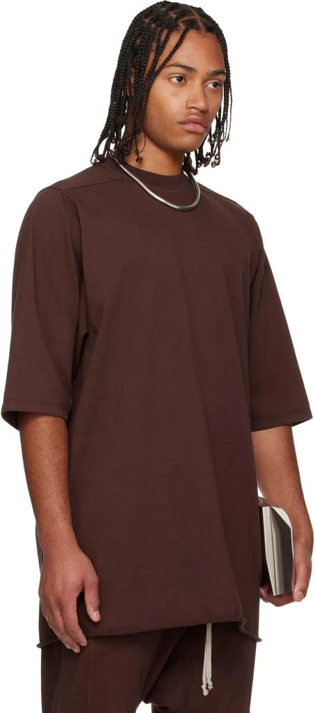 Rick Owens Burgundy Concordians Jumbo SS T-shirt 2