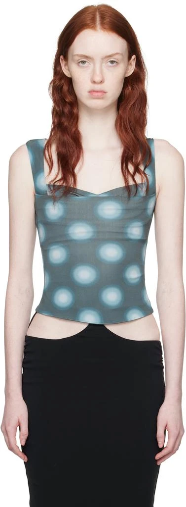 Miaou Blue Luna Tank Top 1