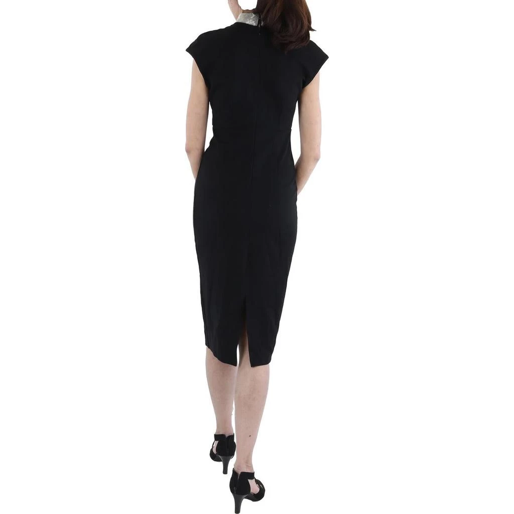 Gracia Womens Embellished Keyhole Midi Dress 4