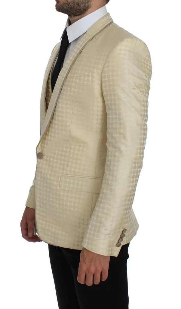 Dolce 
Gabbana Polka Dot Silk 2 Piece Men
s Blazer 2