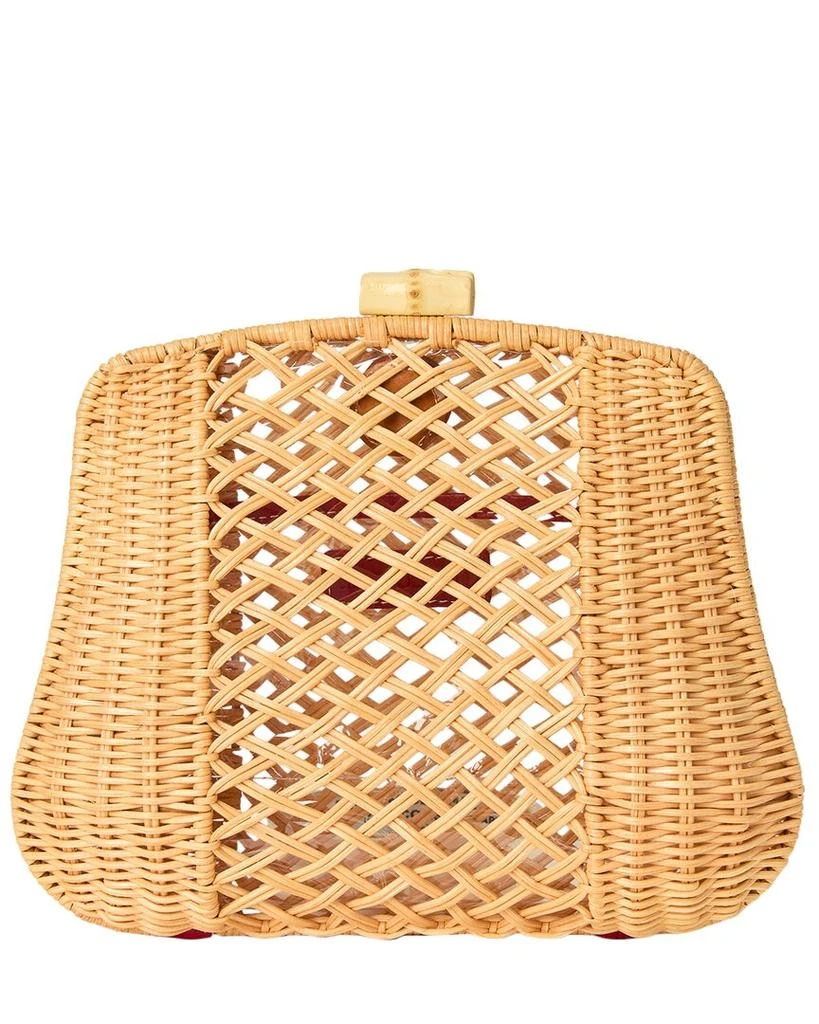 J.McLaughlin Cosi Wicker Shoulder Bag 1