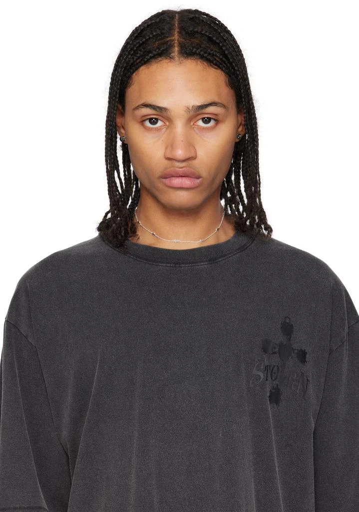 Stolen Girlfriends Club Silver Ghost Stud Earrings 3