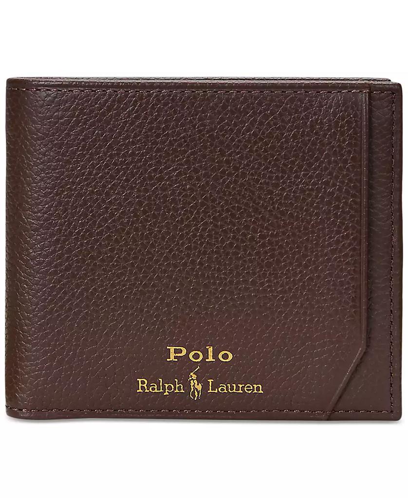 Ralph Lauren Men's Pebbled Leather Billfold Wallet