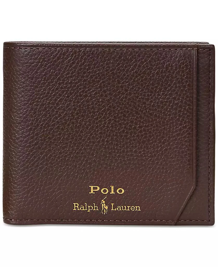 Ralph Lauren Men's Pebbled Leather Billfold Wallet 1