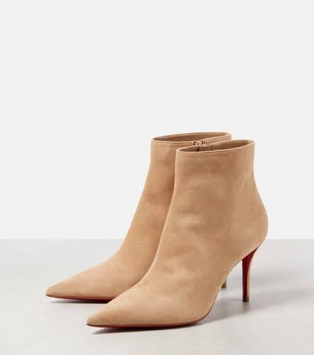 Christian Louboutin So Apostropha 80 suede ankle boots 4