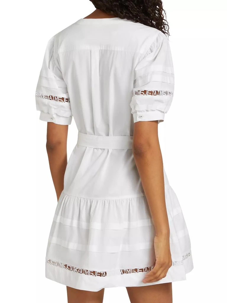 Cinq à Sept Corianna Belted Cotton Poplin Minidress 5