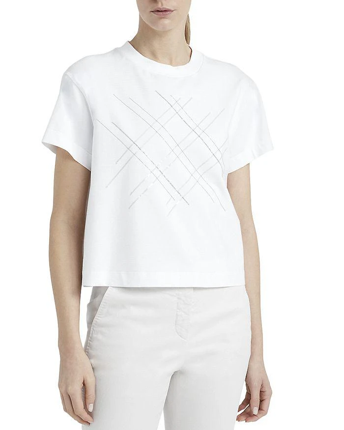 Peserico Embellished Tee 1