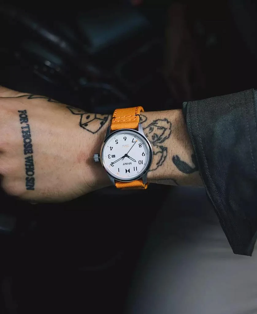 MVMT Field II Men's Orange Nylon Watch 41mm 6