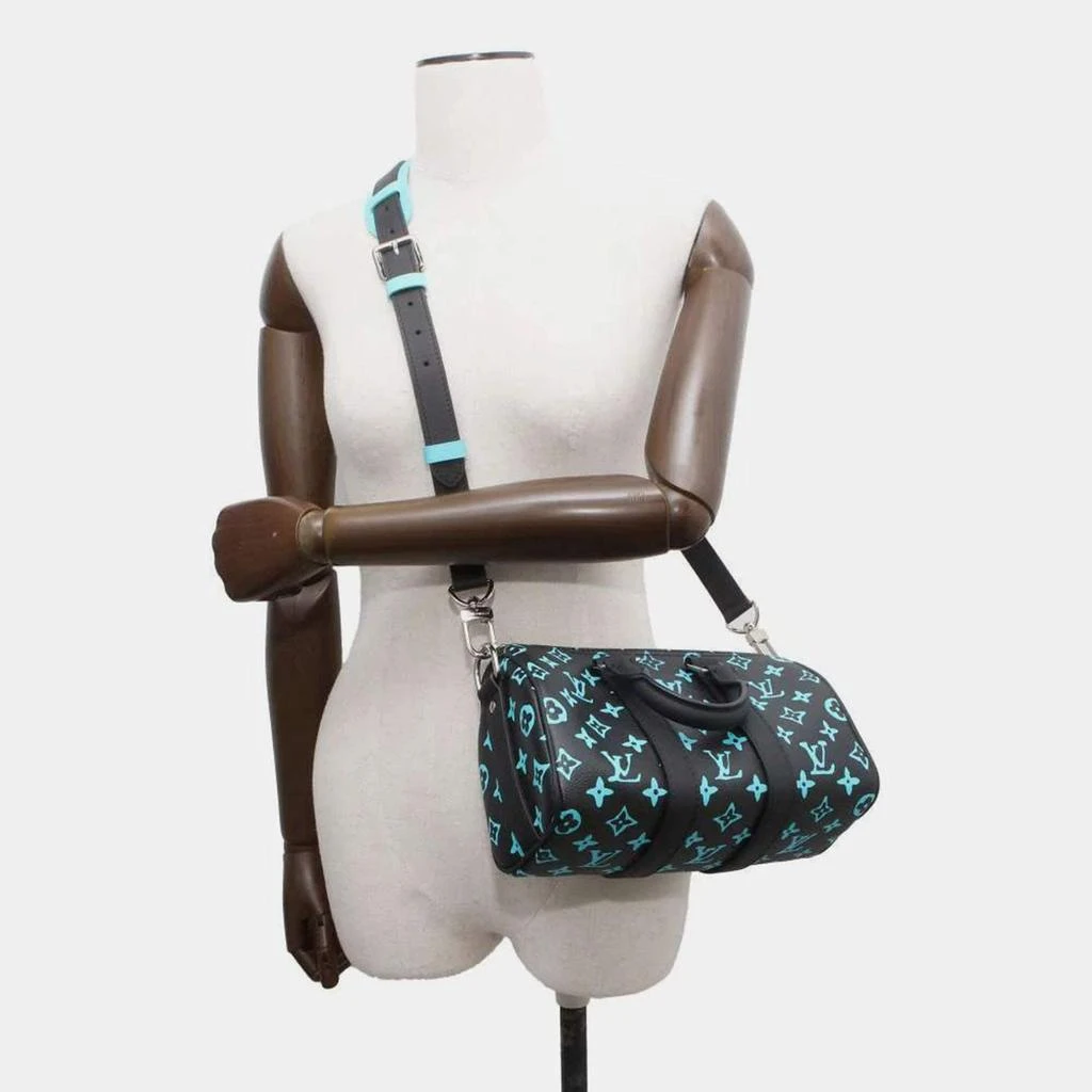 Louis Vuitton Louis Vuitton Keepall Noir/Blue Monogram Playground Size 25 11