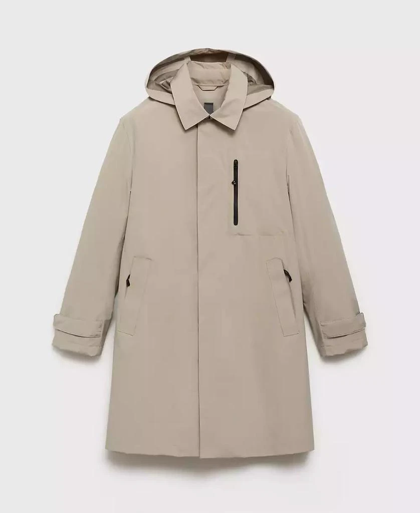 Mango Men's COOLMAX Technology Waterproof Parka 7