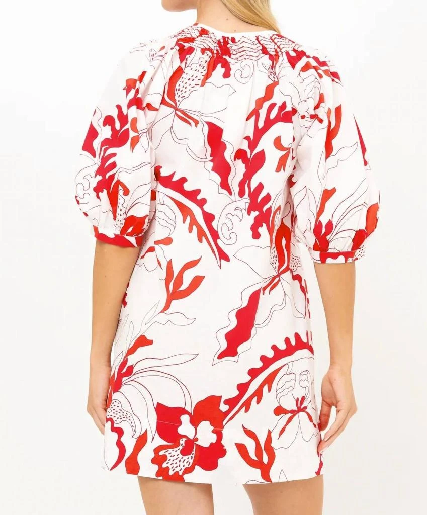 Oliphant Oliphant - Embroidered Button Mini Dress 2