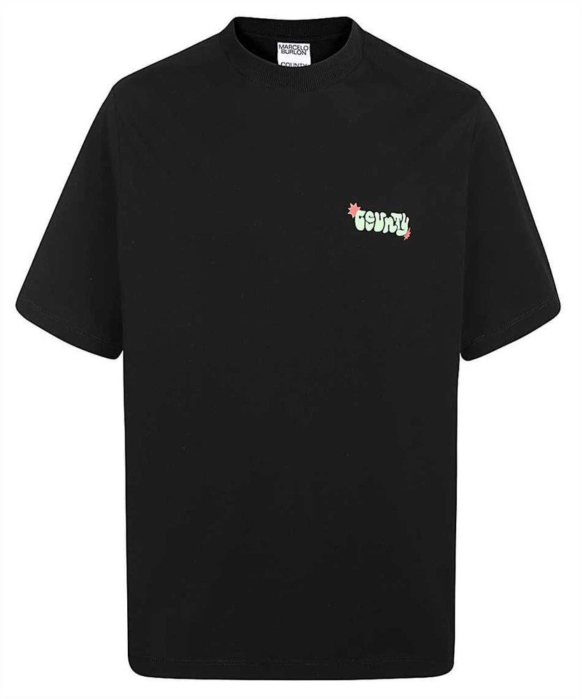 Marcelo Burlon Marcelo Burlon County Of Milan County Printed Crewneck T-Shirt