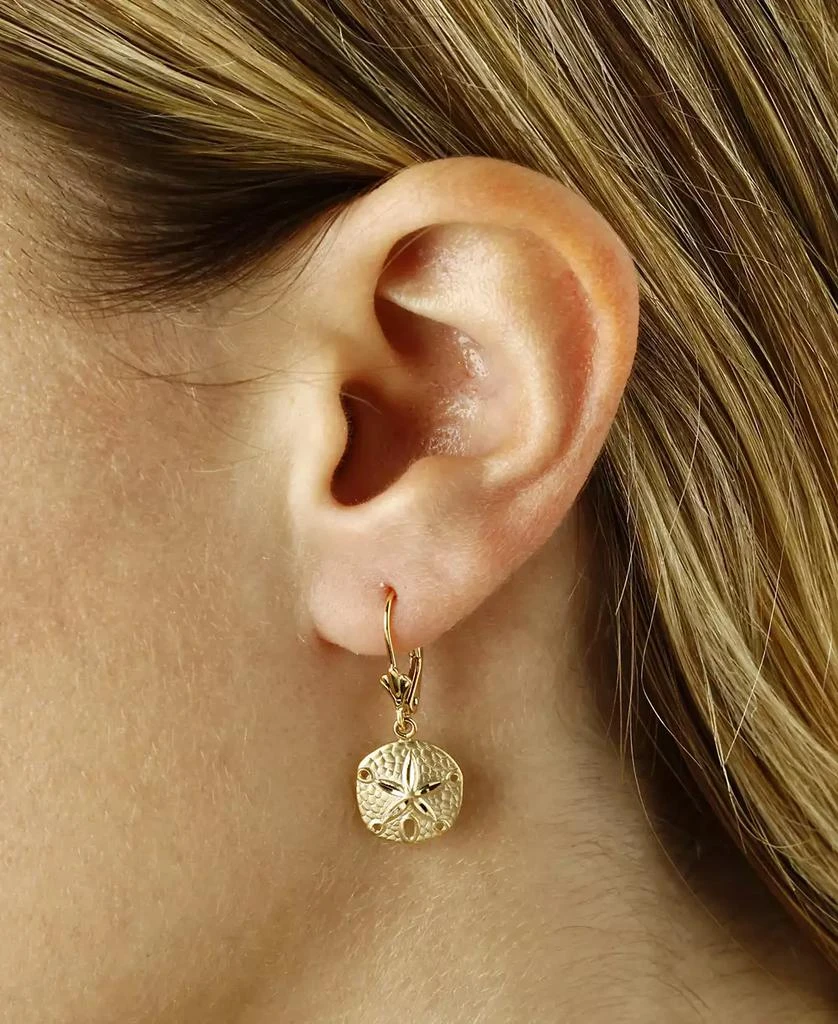 Macy's Sand Dollar Drop Earrings in 14k Gold 2