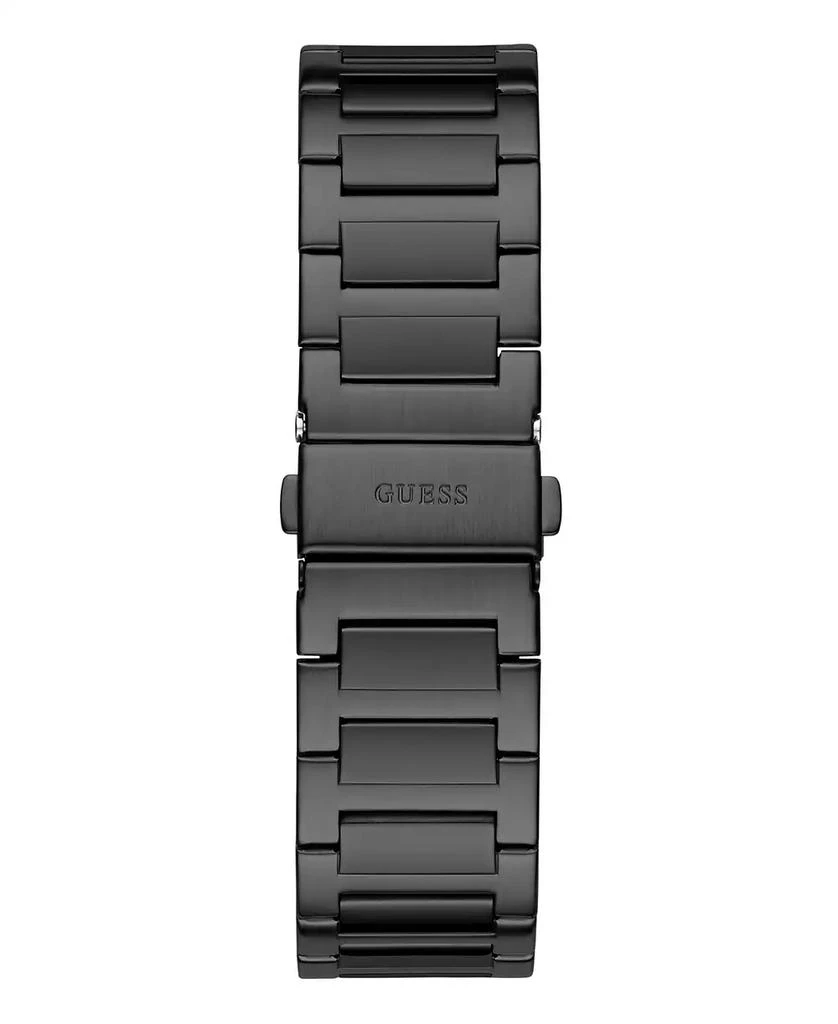 GUESS Men's Analog Black Stainless Steel Watch 44mm 4