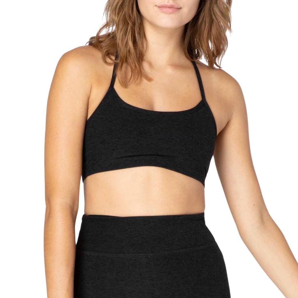 beyond yoga Spacedye Slim Racerback Bra In Darkest Night