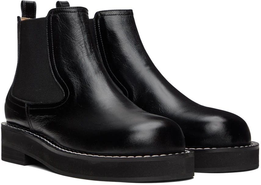 COMME SE-A SSENSE Exclusive Black Ronda Boots 4