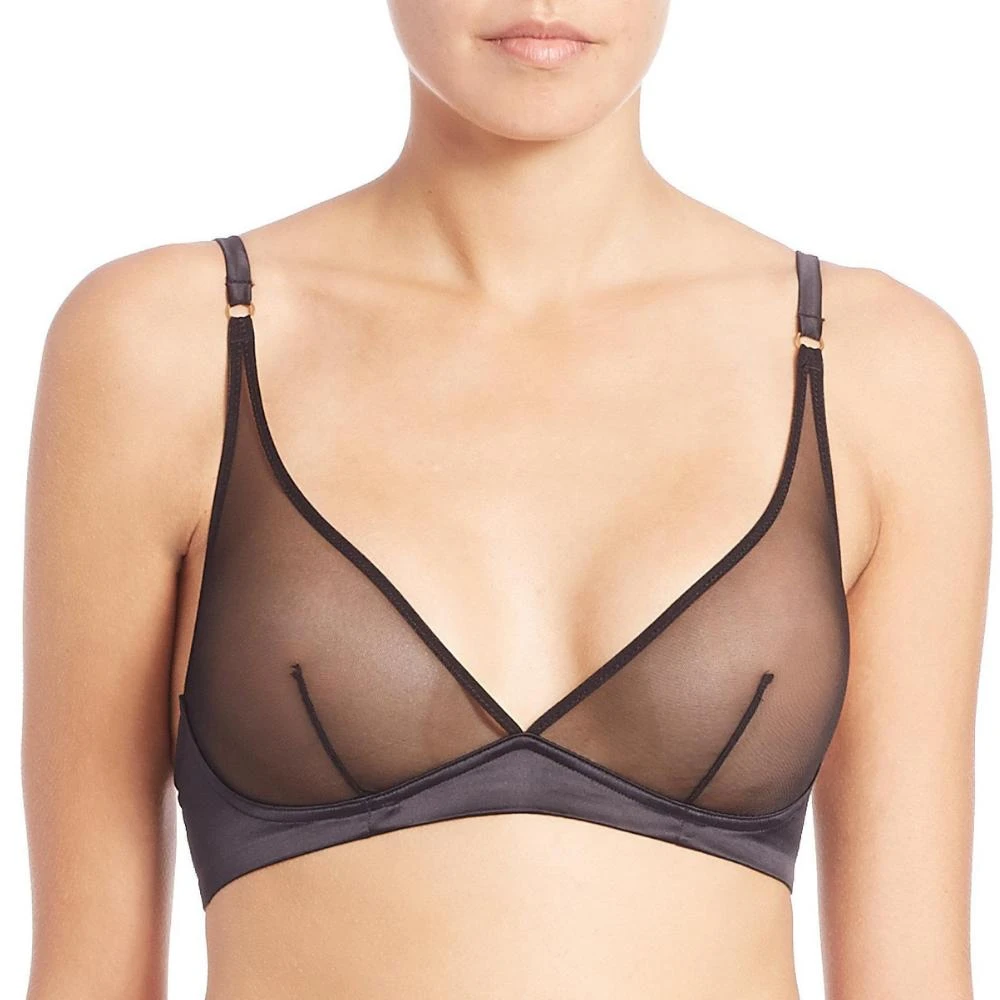TRUEDAMES Sheer Wire-Free Triangle Bra 2