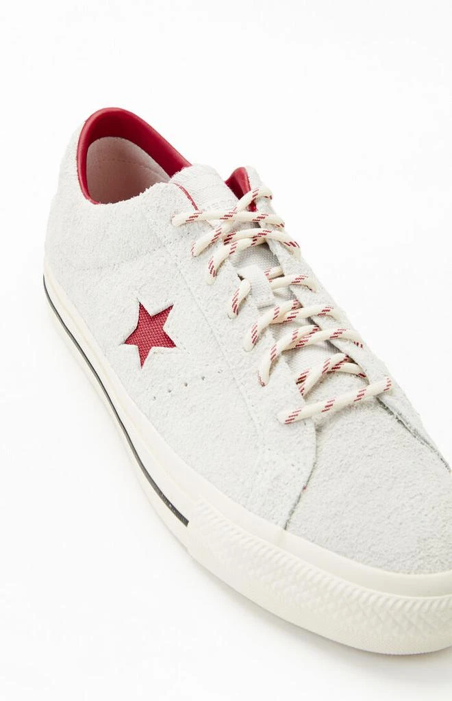 Converse Gray One Star Pro Suede Shoes 6
