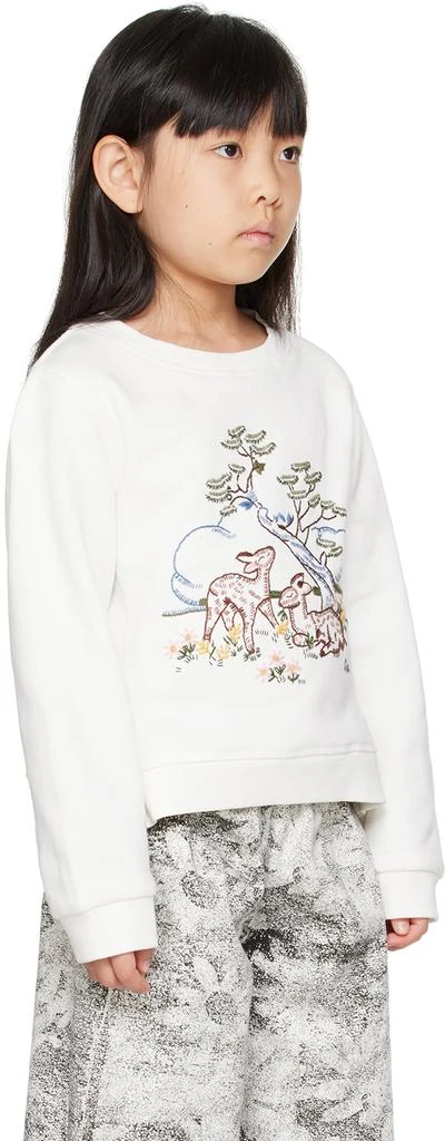 SEA NY Kids White Martha Sweatshirt 2