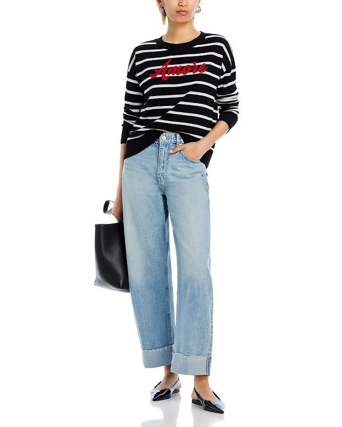 AQUA Amore Crewneck Sweater - Exclusive 2