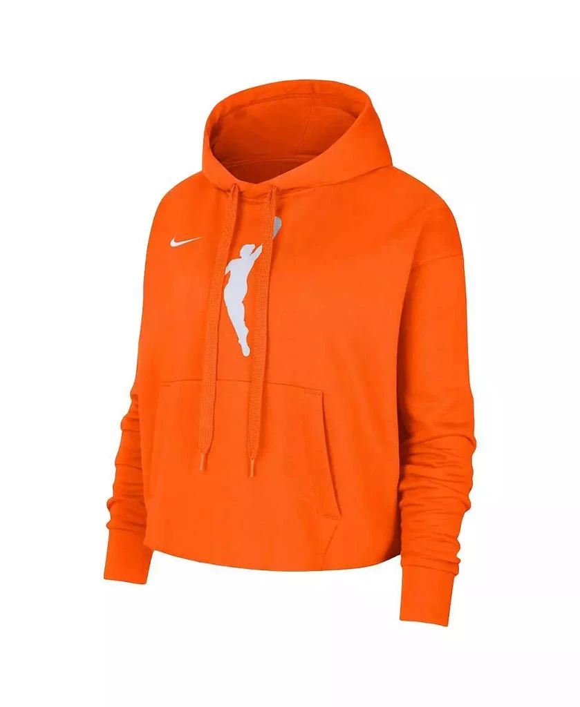 NIKE Women's Orange WNBA Logo woman Team 13 Cropped Pullover Hoodie 3