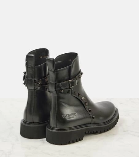 Valentino Rockstud leather ankle boots 3