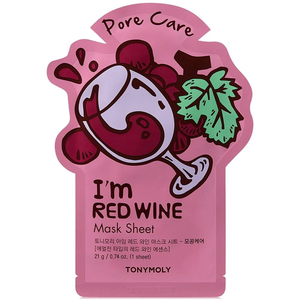 TONYMOLY I'm Red Wine Sheet Mask - Pore Care 1