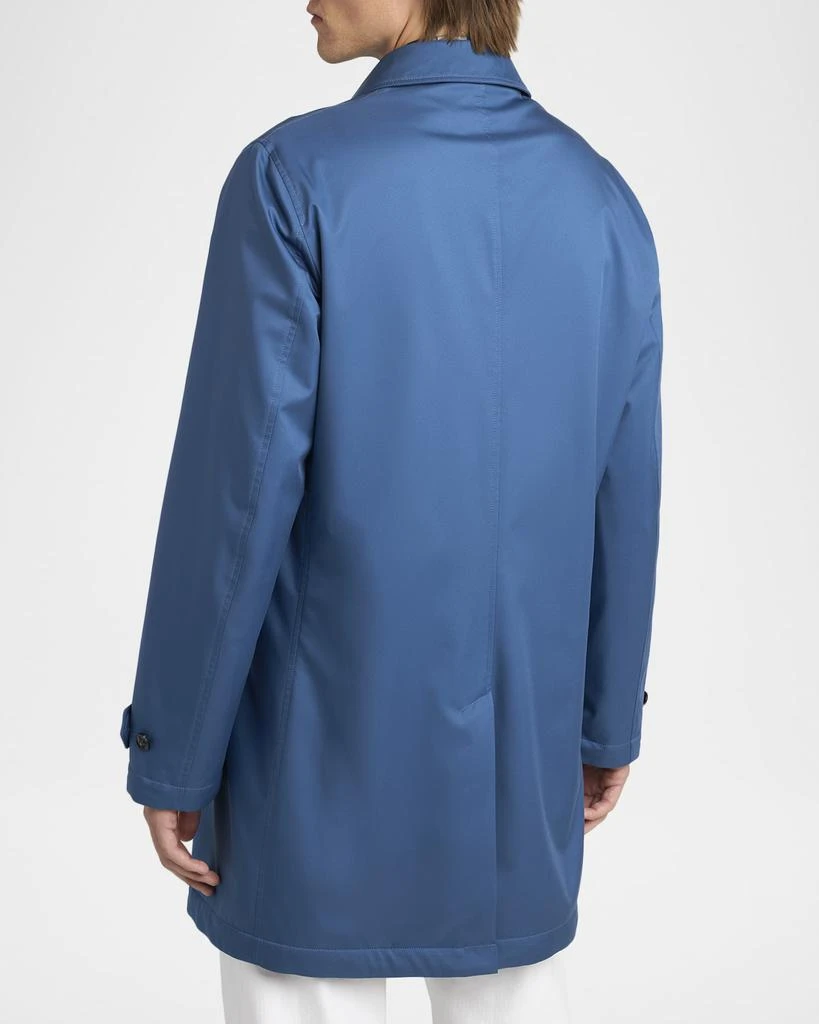 Kiton Men
s Concealed-Placket Raincoat 3